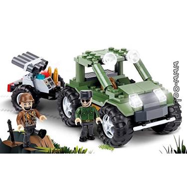 Imagem de Buggy Patrulha De Fronteira Blocos Para Montar Com 150 Pcs Cobi Blocos De Montar Bege