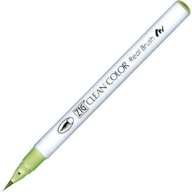 Imagem de CANETA ZIG PEN REAL BRUSH GRASS GREEN RB 6000AT 407