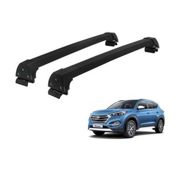 Imagem de Rack Teto Alumínio Preto Nova Tucson 17 em diante - LONG LIFE