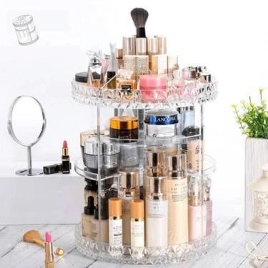 Imagem de Organizador De Maquiagem Acrilico 360º Organizador De Maquiagem Girató