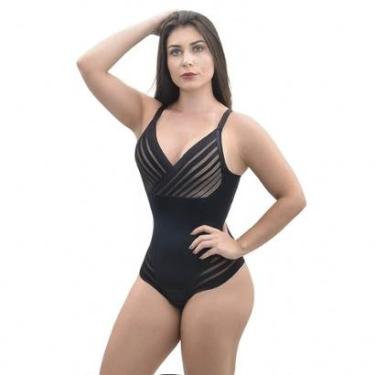 Imagem de Body Modelador em microfibra com tule Liebe-Feminino