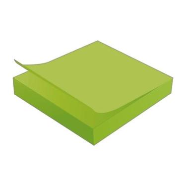 Imagem de Bloco Adesivo Tili Notes 76x76mm 100 folhas Verde Neon - Tilibra, Únic