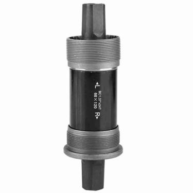 Imagem de plplaaoo Suporte inferior de bicicleta Rolamento cônico quadrado 68 mm x 118 127,5 mm para Shimano Tourney TX800 Series BSA suportes garante desempenho estável e fácil instalação (68 x 120 L)