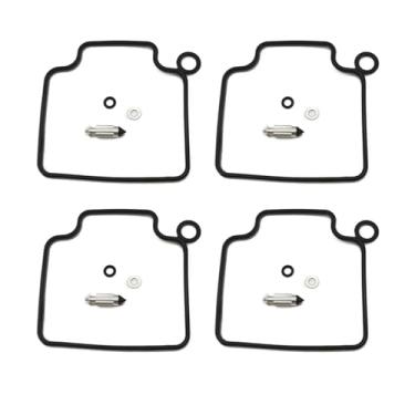 Imagem de Kit de reparo de carburador peças de junta de agulha flutuante compatíveis com VT600C VT600CD VT600 VT 600 C/CD/CD2 Shadow 600 1999-2003 (vermelho)