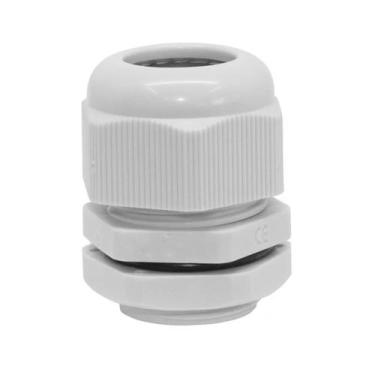 Imagem de Prensa Cabo Pg 13.5 Condutor De 6-12mm Rosca De 1/2 Cinza - JNG