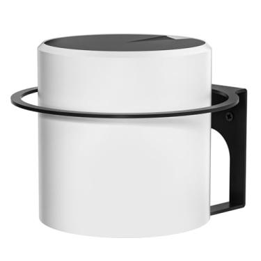 Imagem de Prateleira de parede para roteador de metal preto para TP-Link Deco X20, X55, X55 Pro, X60, X68, XE75, XE75Pro, X90, PX50 Mesh WiFi 6 - Suporte para roteador com economia de espaço para TP-Link fácil