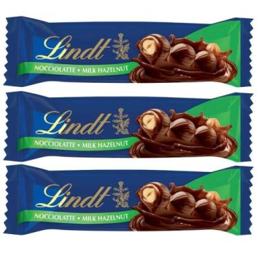 Imagem de Chocolate, Ao Leite Com Avelã Lindt Barra, 3 Barrinhas 35G