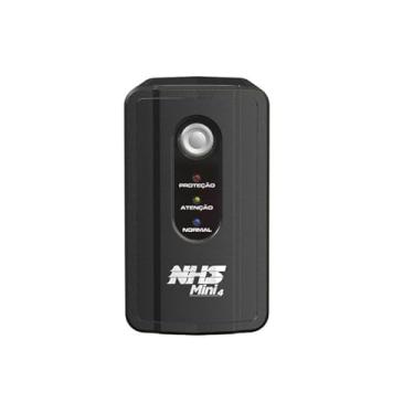 Imagem de Nobreak NHS Mini 4 700VA Ent. Bivolt S.120V ou Conf 220V Bat 1x7Ah/12V C/USB 6 tomadas ABS
