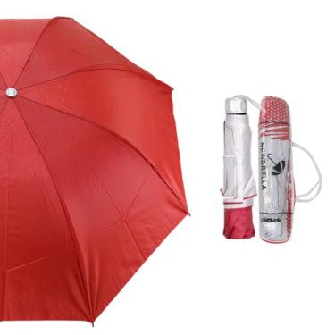 Imagem de Guarda Chuva Sombrinha Com Proteção Solar UV Resistente Contra Vento 1