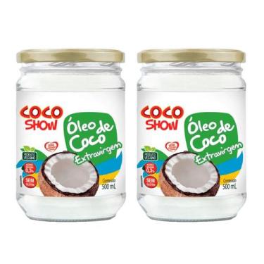 Imagem de Kit C2 Óleo de Coco Extravirgem 500ml  Coco Show - Copra