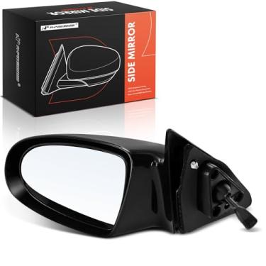 Imagem de A-Premium Espelho retrovisor manual do lado do motorista - compatível com Geo Prizm 1993 1994 1995 1996 1997 - Espelho retrovisor externo externo preto não dobrável não aquecido