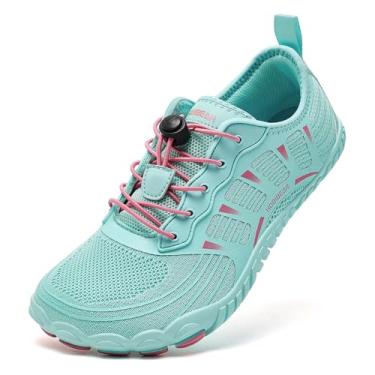 Imagem de HOBIBEAR Tênis masculino feminino descalço e minimalista | Sola Zero Drop | Trail Runner, Luz da lua, 7.5 Wide Women/6.5 Wide Men