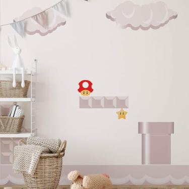 Imagem de Papel de Parede Quarto Menina Videogame Infantil Rosê 6m²