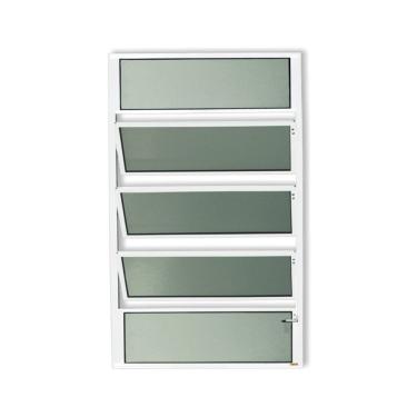 Imagem de Basculante Plus Vidro Boreal 100cm X 80cm Brimak Branco