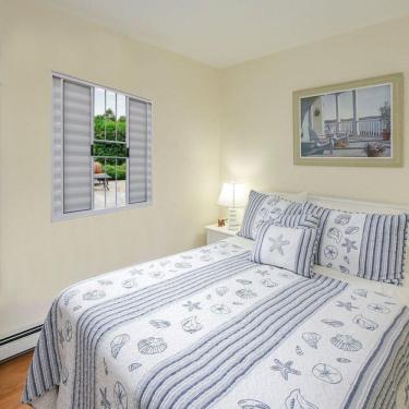 Imagem de Janela De Alumínio Veneziana 100X100Cm 6 Folhas Grade Branco