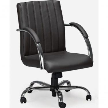 Imagem de Cadeira Escritório Giratória Work Presidente Preta Cromada 100% Nacional
