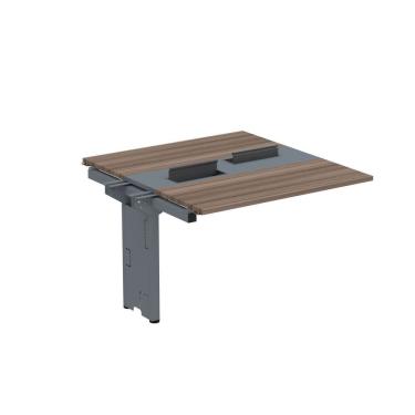 Imagem de Complemento De Mesa Plataforma Para Coworking Para 2 Pessoas 160x120 Walnut-grafito