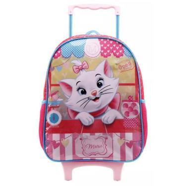 Imagem de Mochila Rodinha Infantil Escolar Gatinha Marie Xeryus 11580