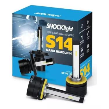 Imagem de Lâmpada Shockligth Led S14 Nano H27 6000k 12v Headligth