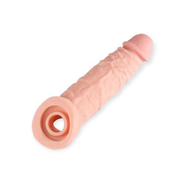 Imagem de Capa Peniana Com Anel Para Escroto Bege - Lovetoys - Bege
