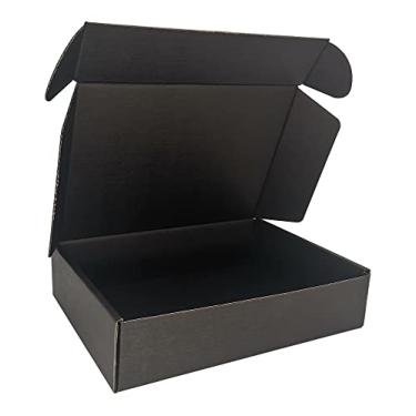 Imagem de ROTCH Rotch, Pacote Com 200 Caixas De Remessa Pequenas, 9X6X2'', Pretas, Papelão Ondulado, Para Correspondências Comerciais (M962-200-B)