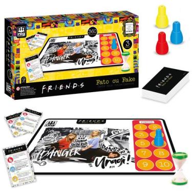 Imagem de Jogo De Tabuleiro Fato Ou Fake Friends Com 360 Perguntas Para Fãs Da S