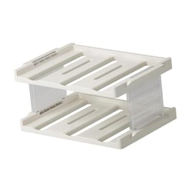 Imagem de Bothyi Organizador de garrafas de água, porta-copos de vinho, prateleira para despensa, armário, porta-latas, compartimento para geladeira, sala de jantar e, 33x22x15cm Transparente