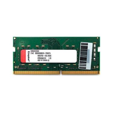 Imagem de Memória SODIMM 8GB DDR4 3200MHz Kingston - para Notebook - CL22 - KVR3