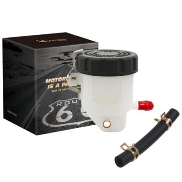 Imagem de LE LEFOSSI Tanque universal de bomba de freio do cilindro mestre do freio dianteiro da motocicleta copo de óleo reservatório de garrafa de fluido compatível com/para NINJA636/1000 ZX-6R ZX6R ZX-10R