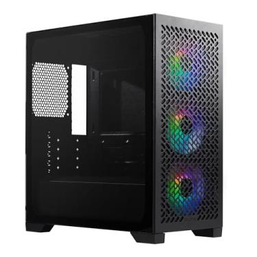 Imagem de Cooler Master Elite 302 Micro-ATX Capa minimalista para PC de alto fluxo de ar, GPU Max de 365 mm, compatível RTX 5080|RX 7090 XT, AIO Max de 280 mm, tipo C, vidro temperado, ventilador triplo aRGB