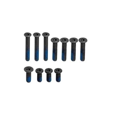 Imagem de Gintai 11 peças de substituição de parafusos de capa de base inferior inferior para ASUS ROG Strix G17 G713 G713PI G713PU G713PV (preto)