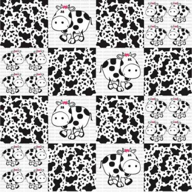 Imagem de Papel de Parede Adesivo Azulejo Vaquinhas 1044 0,58x3,00M - Adesivo BR