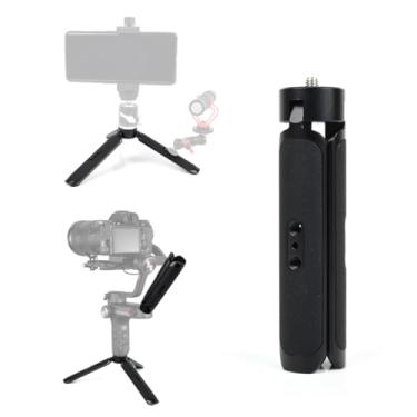 Imagem de KOQINVIZ Mini tripé de alumínio para estabilizador de gimbal de câmera e telefone, tripé de mesa para DJI Ronin Zhiyun Weebill Smooth Osmo projetor de webcam móvel