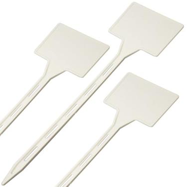 Imagem de 30 Unidades Placa IdentificaçãO 25cm Palito Planta Mudas Jardim Horta Estufa Marcador Flor