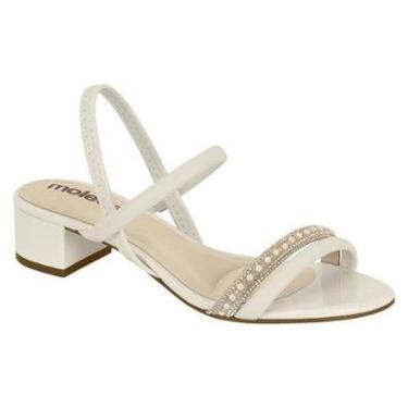 Imagem de Sandália Feminina Moleca Salto Baixo Grosso Casual Lançamento Conforto-Feminino