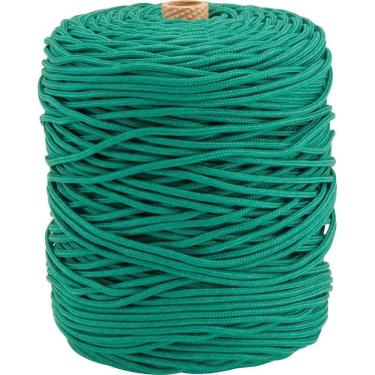 Imagem de Corda Multifilamento Trançada 4,0Mm 4,0Kg 400 Metros Verde P