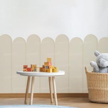 Imagem de Adesivo Decorativo Infantil Cerca Ripado Lavável Seguro 5 unid. Quarto Bebê Menino Menina Escola Kids