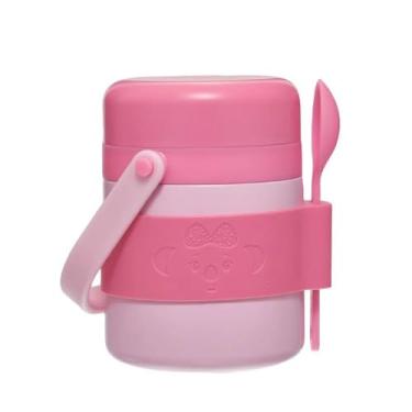 Imagem de Pote Termico De Inox Bebe Com Colher 300ml Lilica BB Little