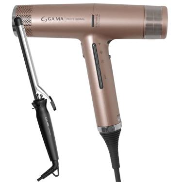 Imagem de Kit Secador iQ3 Rose e Modelador Salon Curl 19mm
