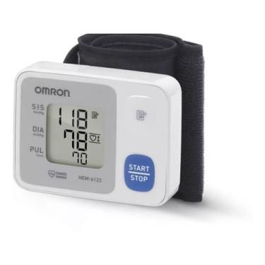 Imagem de Medidor Digital de Pulso Aparelho de Pressão Omron Com Garantia Branco