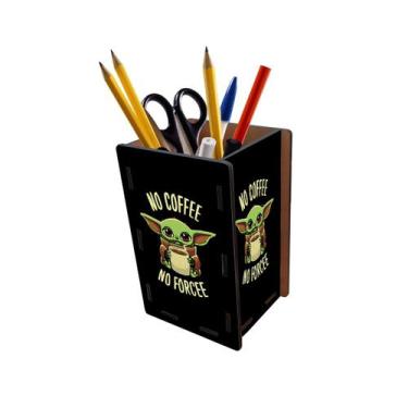 Imagem de Porta Lápis e Canetas No Coffee No Forcee Ioda - PoloCat Acessórios