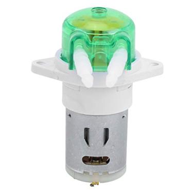 Imagem de Hilitand Bomba Peristáltica, Aço Inoxidável DC12V 97 Ml/min de Dose de Bomba Com Tubo de Silicone para Jardim de Aquário, robô de Limpeza do Piso (DC24V)