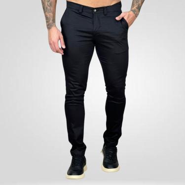 Imagem de Calça Alfaiataria Preta Masculina Skinny - Kanzo-Masculino