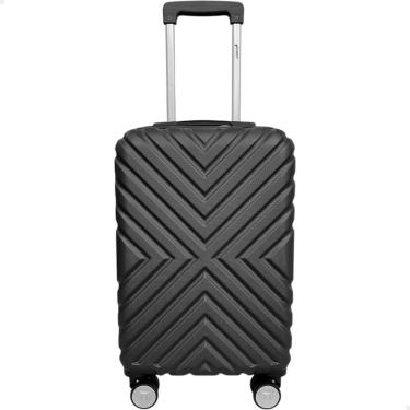 Imagem de Mala de Viagem Bordo Porte Pequeno Rodas 360° ABS Resistente Cadeado com Segredo Cruzeiro 3004-M20-Unissex