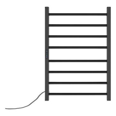 Imagem de Toalheiro Térmico Duo Timer Digital Preto Fio Lado Esquerdo - Aiello