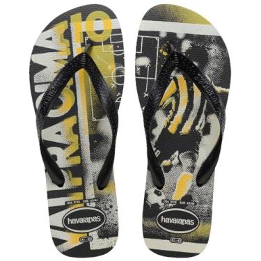 Imagem de Chinelo Havaianas Top Athletic Novo Casual Dia a dia Anatômica (PRETO/PTO/PRETO, BR, Adulto, Faixa Numérico, 45, 46)