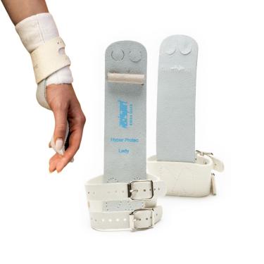 Imagem de Reisport Aderência de barra irregular feminina Protec Hyper Buckle, ginástica, média