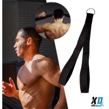 Imagem de Puxador Triceps de fita Pulley Corda Academia Musculação Fitness - XD 