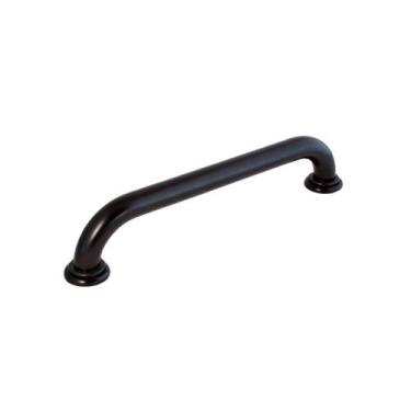Imagem de Alca De Apoio Black Fosco Reta 40cm (pne/pcd) - Levo