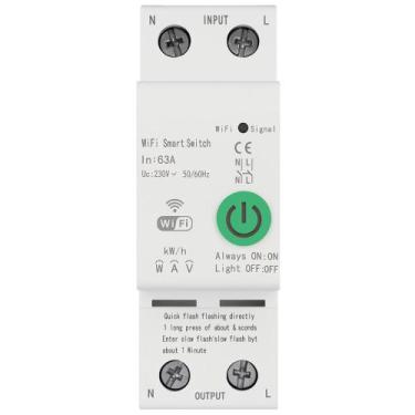 Imagem de Disjuntor Inteligente Tuya Smart WiFi 63A 1PN SCBP1 - RS CONNECT